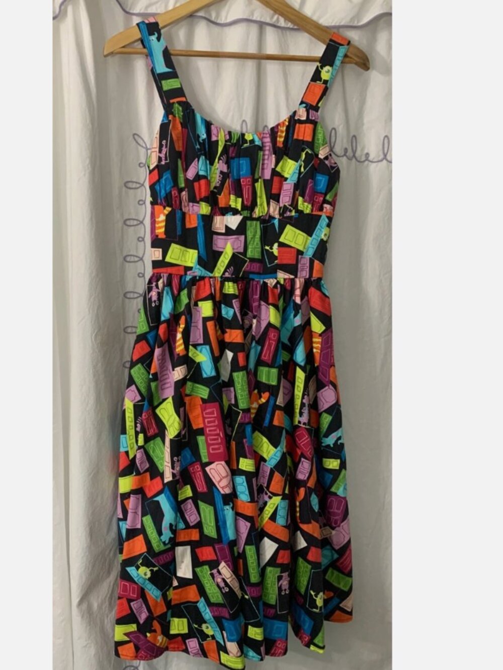 Disney Parks Disney Dress Shop Monsters Inc Doors Dress Size S Women Pixar